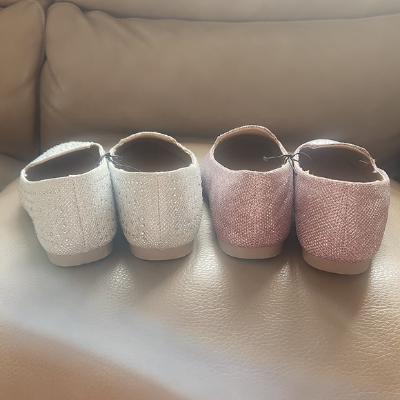 Set of Metallic Rhinestone Smoker Shoes! NEW! Rampage. 2 Pairs Blingy!! - Picture 14 of 16